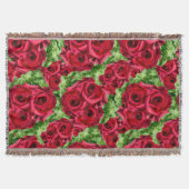 Couverture Chemin Rouge Roses Fleur Garland (Devant)