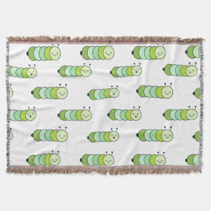 Couverture Chenilles Vertes Mignonnes et Diverses Expressions
