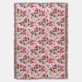 Couverture Cherry floral pattern Curtain (devant Vertical)