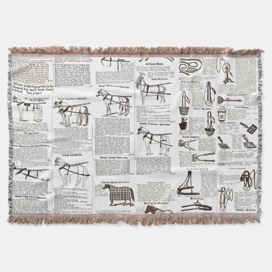 Couverture Cheval Antique Publicité Journal Art (Devant)