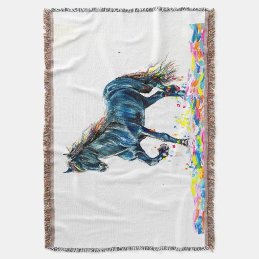 Couverture Cheval dans une course de couleur (devant Vertical)