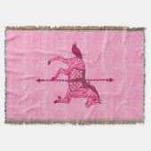 Couverture Cheval de carrousel - Fuchsia rose (Devant)