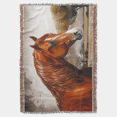 Couverture Cheval de châtaignes Morgan (devant Vertical)