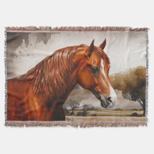 Couverture Cheval de châtaignes Morgan