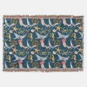 Couverture Cheval de mer, Navires Roue, baleines, Crabe, Élev (Devant)