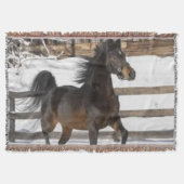 Couverture Cheval d'hiver Sherpa Blanket (Devant)
