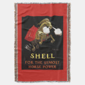 Couverture Cheval mécanique avec Shell Oil (devant Vertical)