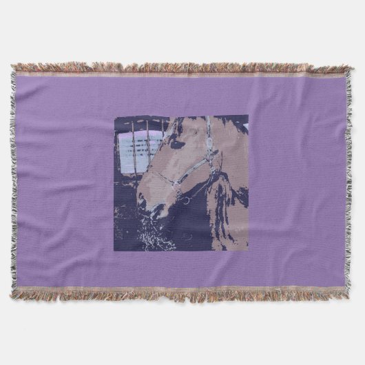 Couverture cheval pop art (Devant)
