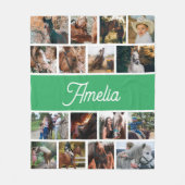 Couverture Cheval Pour Filles, Couverture Nom Enfa (Devant)