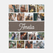 Couverture Cheval Pour Filles, Couverture Nom Enfa (Devant)