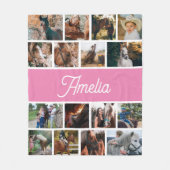 Couverture Cheval Pour Filles, Couverture Nom Enfa (Devant)