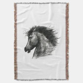 Couverture Cheval Sauvage Fougueux (devant Vertical)