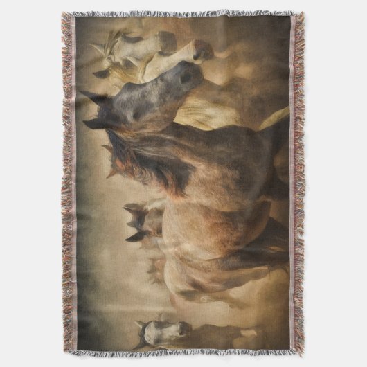 Couverture Chevaux du quartier américain courant ensemble (devant Vertical)