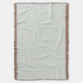 Couverture Chevron motif bleu clair crème (devant Vertical)