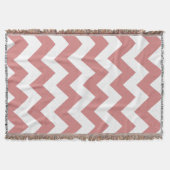 Couverture Chevron rose gras (Devant)
