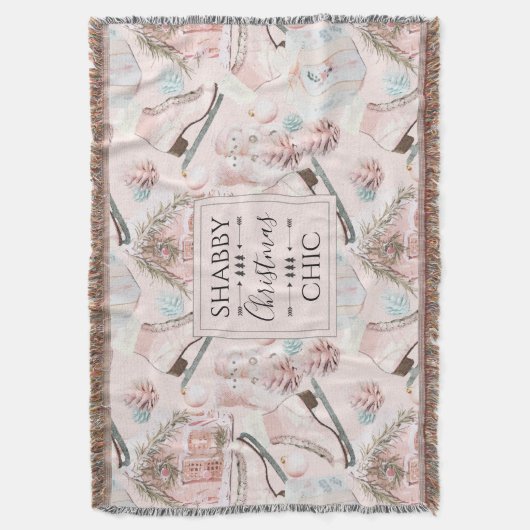 Couverture Chic chic chic chic Motif de Noël (devant Vertical)