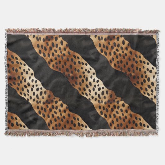Couverture Chic Occidental Noir Brown (Devant)