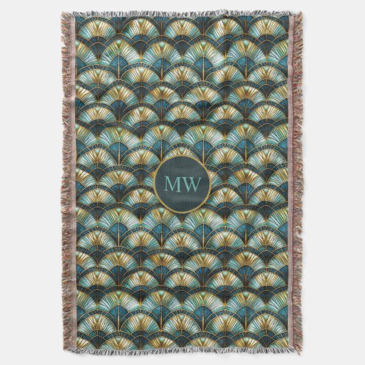Couverture Chic Peacock Couleur Verre (devant Vertical)