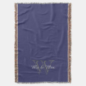 Couverture CHIC THROW_"Mr & Mrs" SUR MONOGRAM (devant Vertical)