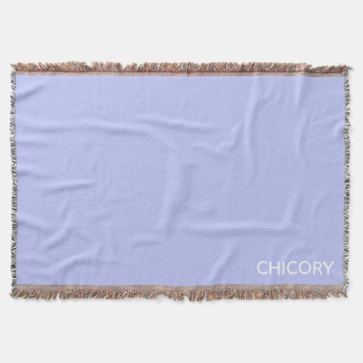 Couverture Chicory flower blue color (Devant)