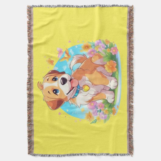 Couverture Chien chiot mignon (devant Vertical)