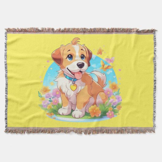 Couverture Chien chiot mignon (Devant)