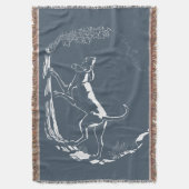 Couverture Chien de Chasse Hound Dog Art Plaid de (devant Vertical)