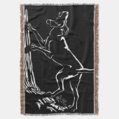 Couverture Chien de Chasse Hound Dog Plaid de Chas (devant Vertical)
