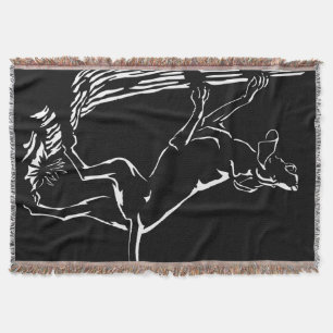 Couverture Chien de Chasse Hound Dog Plaid de Chas