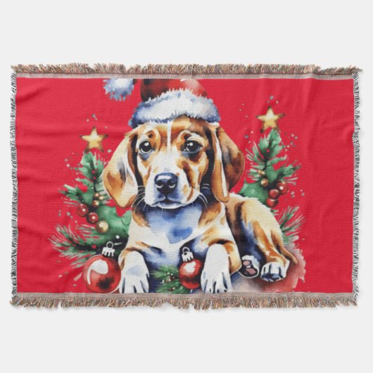 Couverture Chien de Noël mignon (Devant)