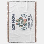 Couverture Chien Maman Paw Floral (devant Vertical)
