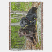 Couverture Chiens Chiens Marionnettes Black Lab Chocolat Labr (devant Vertical)
