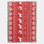 Couverture Chiens écossais de fête Noël | Scottish Terriers (devant Vertical)