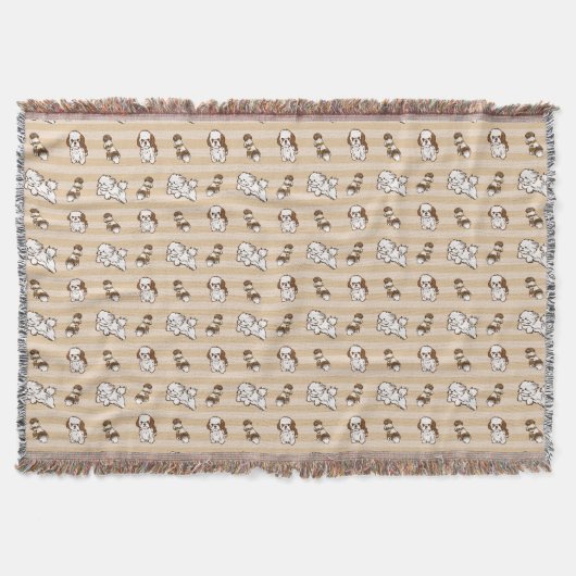 Couverture chih tzu chien motif (Devant)