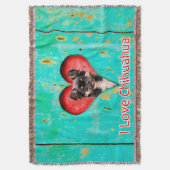 Couverture Chihuahua Chien Chien Chien Chien Love Blanket (devant Vertical)