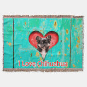 Couverture Chihuahua Chien Chien Chien Chien Love Blanket (Devant)