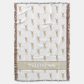 Couverture Chihuahua Personnalisé (Poil Court, Fauve Tanné) (devant Vertical)