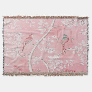 Couverture Chinoiserie rose