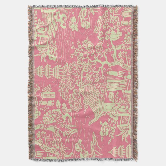 Couverture Chinoiserie rose (devant Vertical)