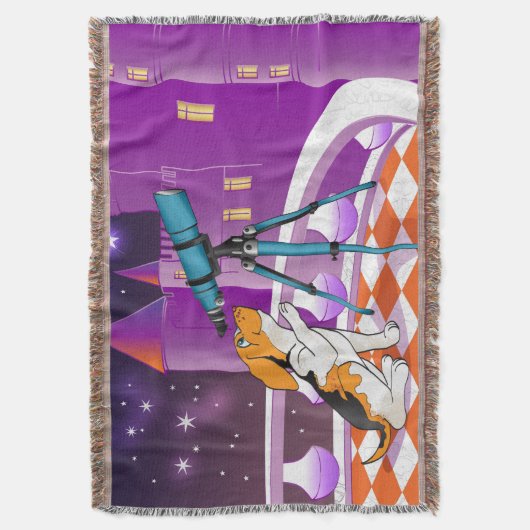 Couverture Chiot et télescope beige rouge (devant Vertical)