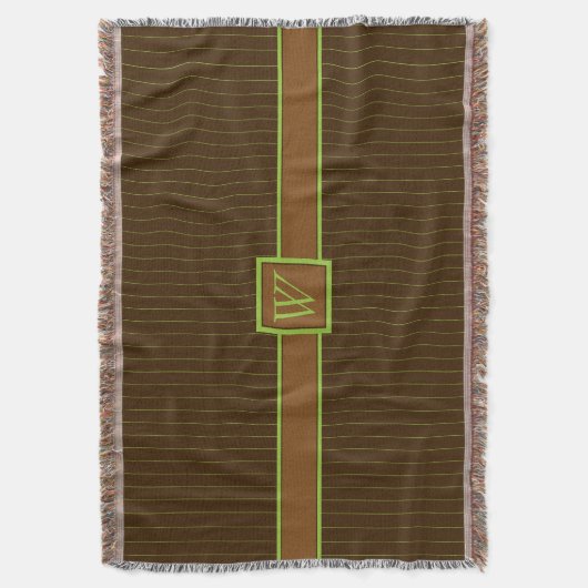 Couverture Chocolat avec des rayures de citron vert Lancer la (devant Vertical)