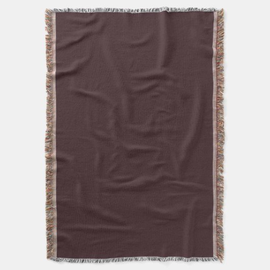Couverture Chocolat Brown couleur solide (devant Vertical)