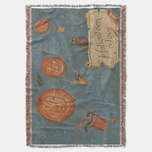 Couverture Chouette à chat noir Jack O'Lantern Air (devant Vertical)