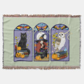 Couverture Chouette Chouette Art Nouveau Citrouille Chat (Devant)