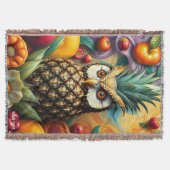 Couverture Chouette d'ananas serène mignonne Imaginaire (Devant)
