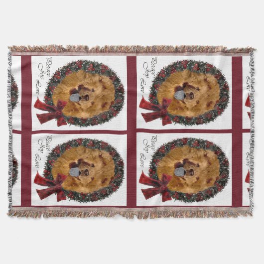 Couverture Chow Chow Noël (Devant)