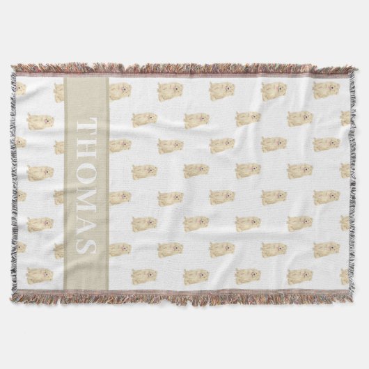 Couverture Chow Chow Personnalisé  (Devant)