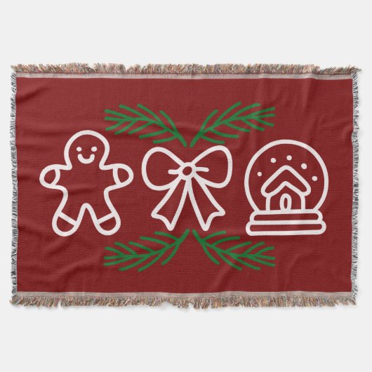 Couverture Christmas Cookies & Snow Globe Festive Design (Devant)