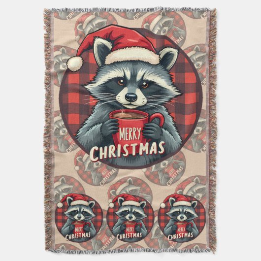 Couverture Christmas Raccoon Cocoa Cheer (devant Vertical)