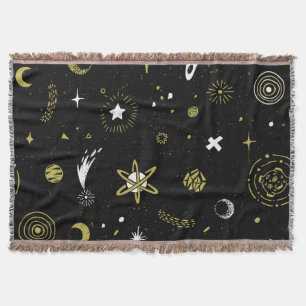 Couverture Ciel nocturne : motif cosmique sans soudure.